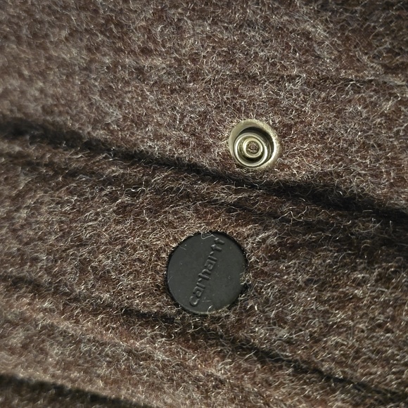 Carhartt Women's Loose Fit Brushed Fleece Shirt Jac - Picture 6 of 10